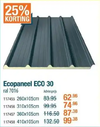 Cevo Ecopaneel ECO 30 aanbieding