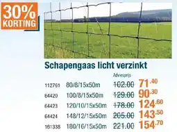Cevo Schapengaas licht verzinkt aanbieding