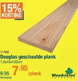 Cevo Douglas geschaafde plank aanbieding