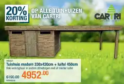 Cevo Tuinhuis modern + luifel aanbieding