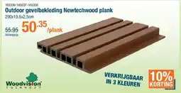 Cevo Outdoor gevelbekleding Newtechwood plank aanbieding