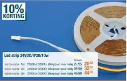 Cevo Led strip 24VDC/IP20/10w aanbieding
