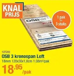 Cevo OSB 3 kronospan Loft aanbieding