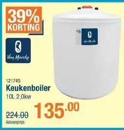 Cevo Keukenboiler aanbieding