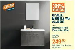 Cevo Badmeubel Prim Pack beton aanbieding