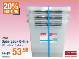 Cevo Opbergbox Q-line aanbieding