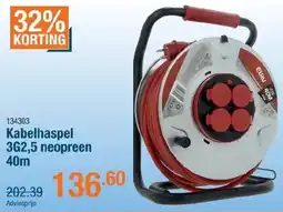 Cevo Kabelhaspel 3G2,5 neopreen aanbieding
