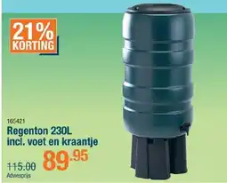 Cevo Regenton incl. voet en kraantje aanbieding