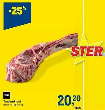 Makro Tomahawk rund aanbieding