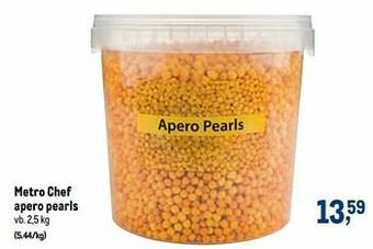 Makro Metro chef apero pearls aanbieding