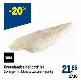 Groenlandse heilbotfilet