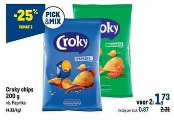 Croky chips paprika