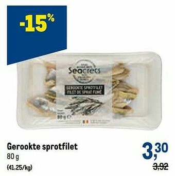 Makro Gerookte sprotfilet aanbieding