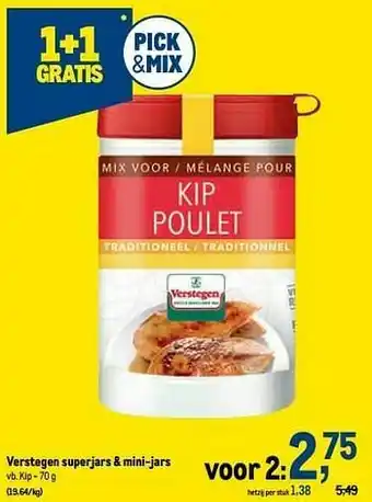 Verstegen superjars + mini-jars kip