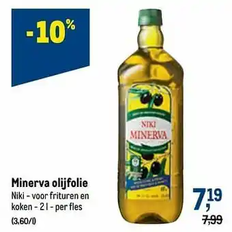 Makro Minerva olijfolie niki voor frituren en koken aanbieding