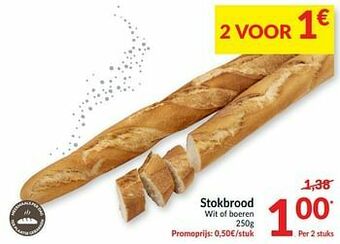 Intermarché Stokbrood wit of boeren aanbieding