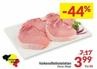 Intermarché Varkensfiletkoteletten aanbieding