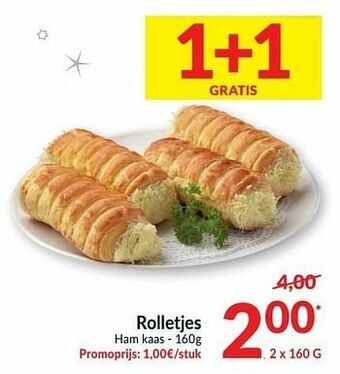 Intermarché Rolletjes ham kaas aanbieding
