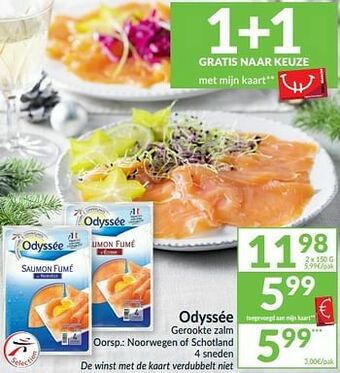 Intermarché Odyssée gerookte zalm aanbieding