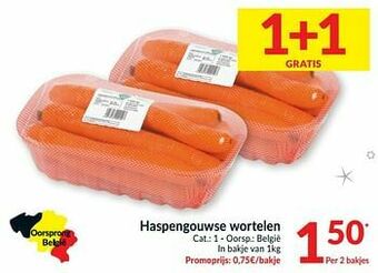 Intermarché Haspengouwse wortelen aanbieding