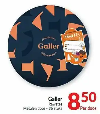 Intermarché Galler rawetes metalen doos aanbieding