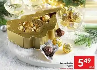 Intermarché Ferrero rocher kerstboom aanbieding