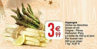 Cora Asperges aanbieding