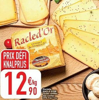 Cora Raclette racle d’or aanbieding