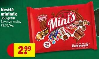 Kruidvat Nestlé minimix aanbieding