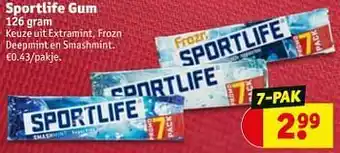 Kruidvat Sportlife gum aanbieding