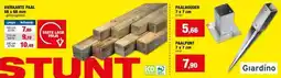 Hubo Cartri paal 180x6,8x6,8 cm vierkant aanbieding