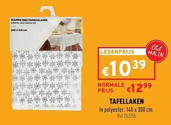 Trafic Tafellaken aanbieding