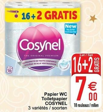 Cora Papier wc toiletpapier cosynel aanbieding