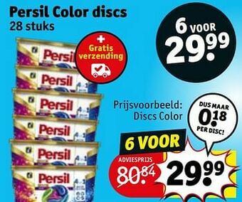 Kruidvat Persil color discs aanbieding