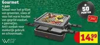 Kruidvat Watshome gourmet 4 pan aanbieding
