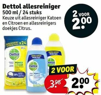 Kruidvat Dettol allesreiniger aanbieding