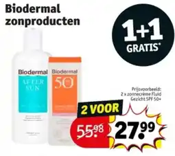 Kruidvat Biodermal zonproducten aanbieding