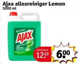 Kruidvat Ajax allesreiniger Lemon aanbieding