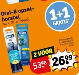 Kruidvat Oral-B opzet borstel aanbieding