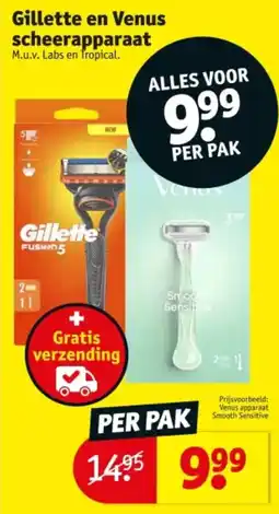 Kruidvat Gillette en Venus scheerapparaat aanbieding