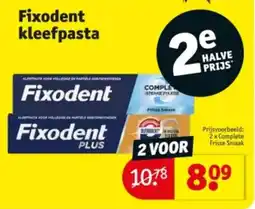 Kruidvat Fixodent kleefpasta aanbieding
