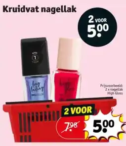 Kruidvat Kruidvat nagellak aanbieding