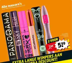 Kruidvat Alle mascara's aanbieding