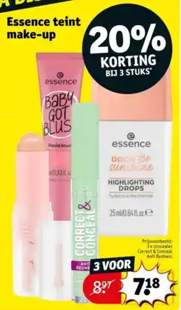Kruidvat Essence teint make-up aanbieding