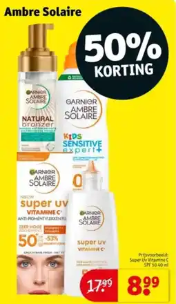 Kruidvat Ambre Solaire aanbieding
