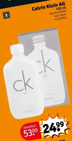 Kruidvat Calvin Klein All aanbieding