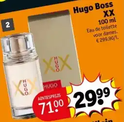 Kruidvat Hugo Boss XX aanbieding