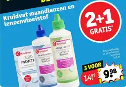 Kruidvat Kruidvat maandlenzen en lenzenvloeistof aanbieding