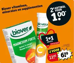 Kruidvat Biover vitaminen mineralen en supplementen aanbieding