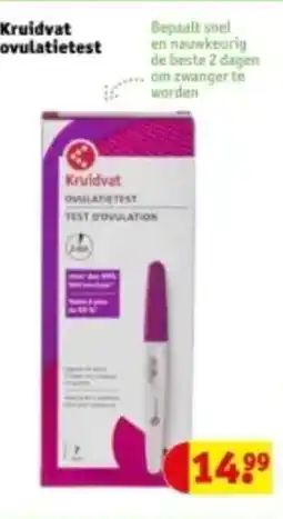 Kruidvat Kruidvat ovulatietest aanbieding